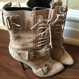 Guisseppe zanoti suede crystal boots